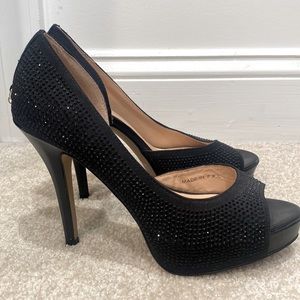 LIUJO heels - sparkly exterior with leather lining